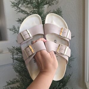 Birkenstock Arizona Mushroom Leather Sandals Size 40 Regular